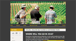 Desktop Screenshot of detours-in-france.com